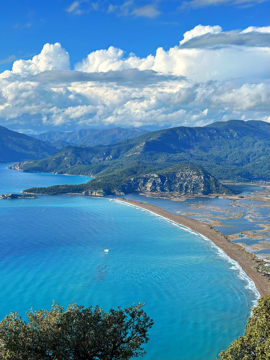 Vista sulla spiaggia di İztuzu presso Dalyan
