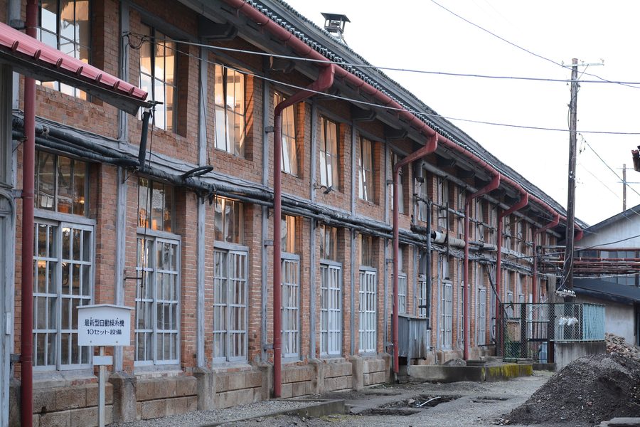 Edificio principale della Tomioka Silk Mill a Gunma