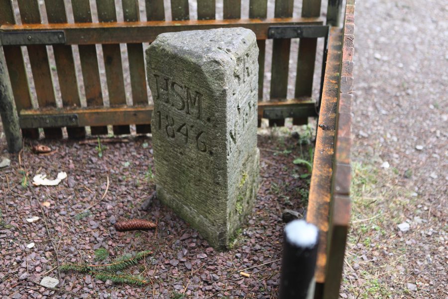 Dreiherrenstein sulla Hohen Heide sul Rennsteig presso Goldisthal e Masserberg
