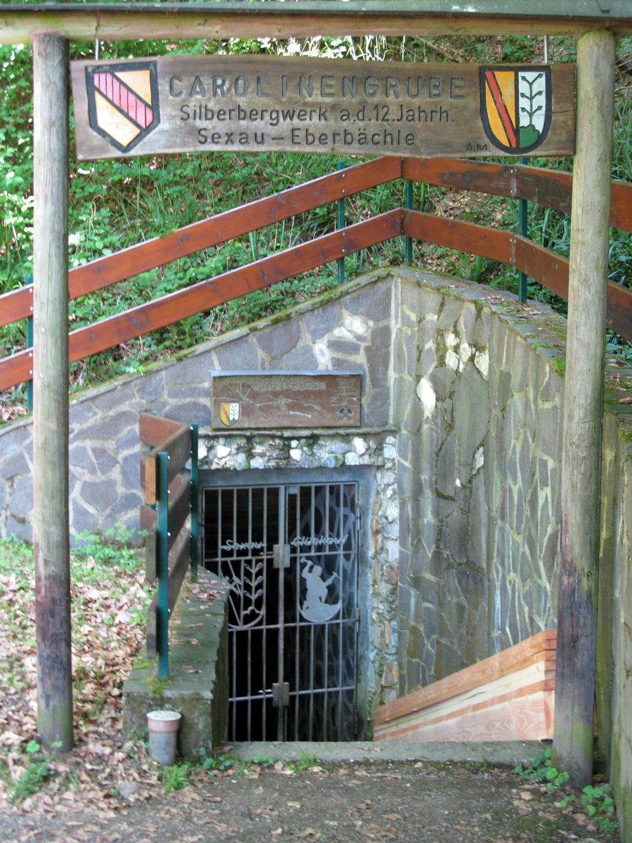 Accesso alla Grube Caroline a Sexau