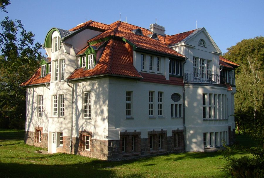 Casa padronale restaurata a Stubbendorf, Meclemburgo-Pomerania Anteriore