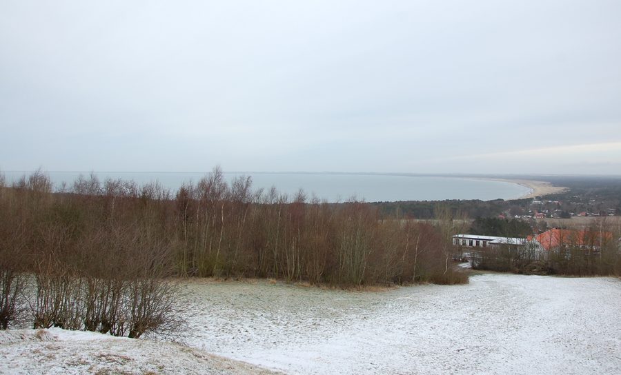 Vista dall’Esterhøj sulla baia di Sejerø nell’Odsherred