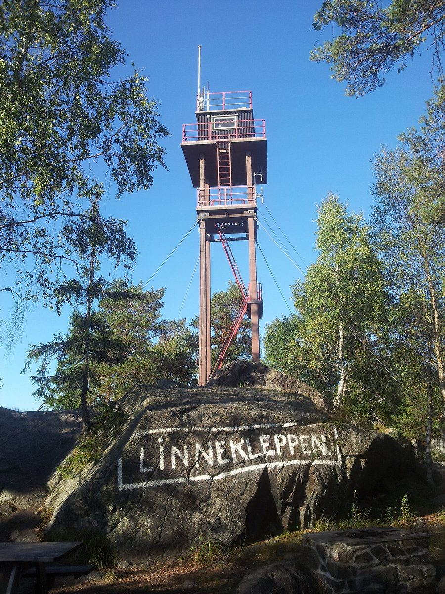 Torre di avvistamento antincendio a Linnekleppen in Østfold
