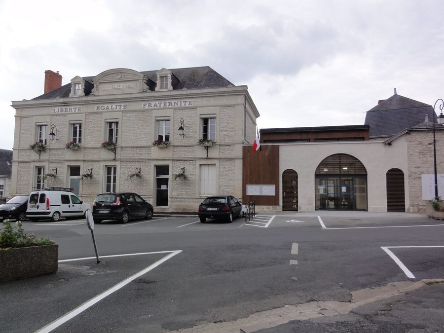 Municipio di Naintré nel dipartimento della Vienne, Francia